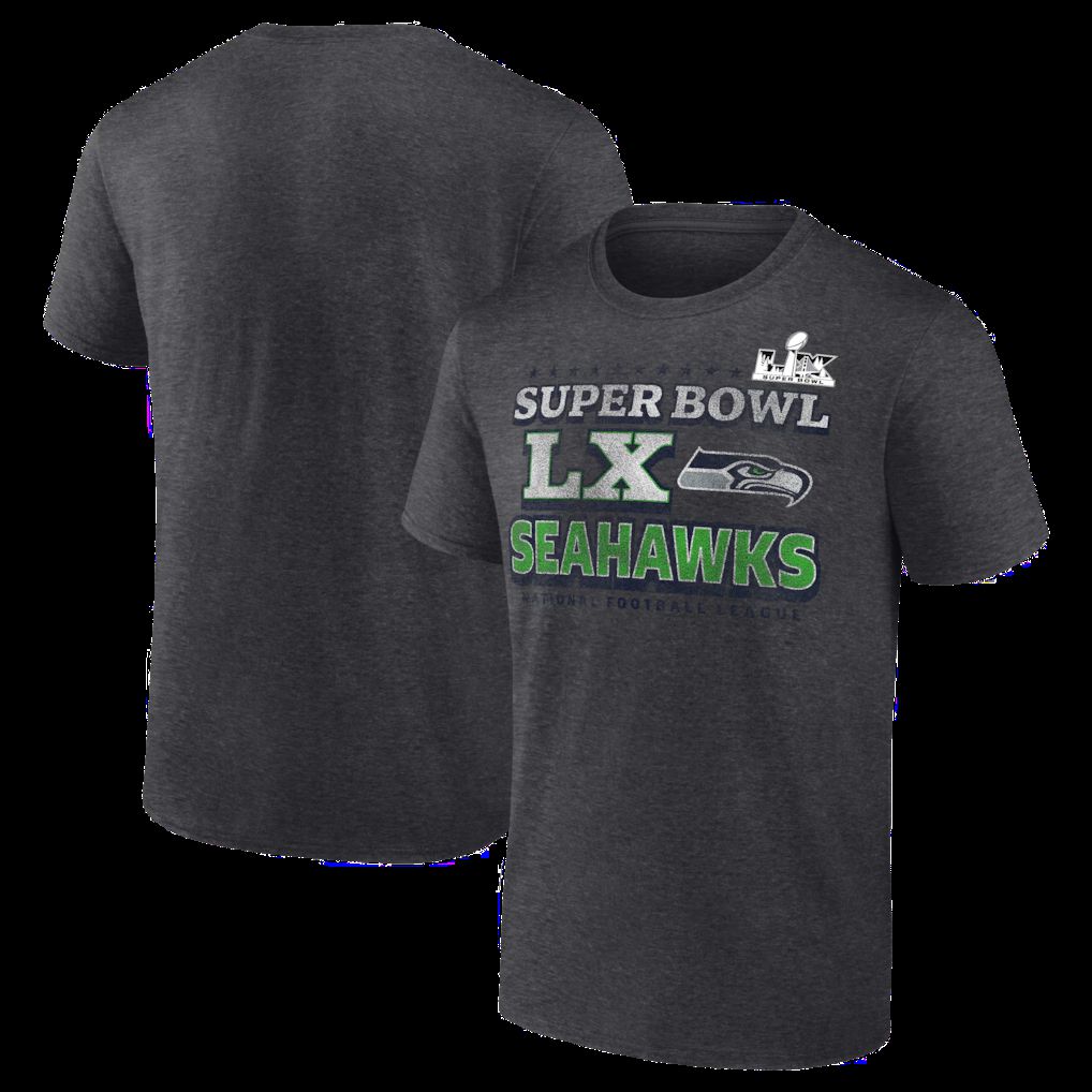 Men 2026 NFL Seattle Seahawks T-shirt grey 016